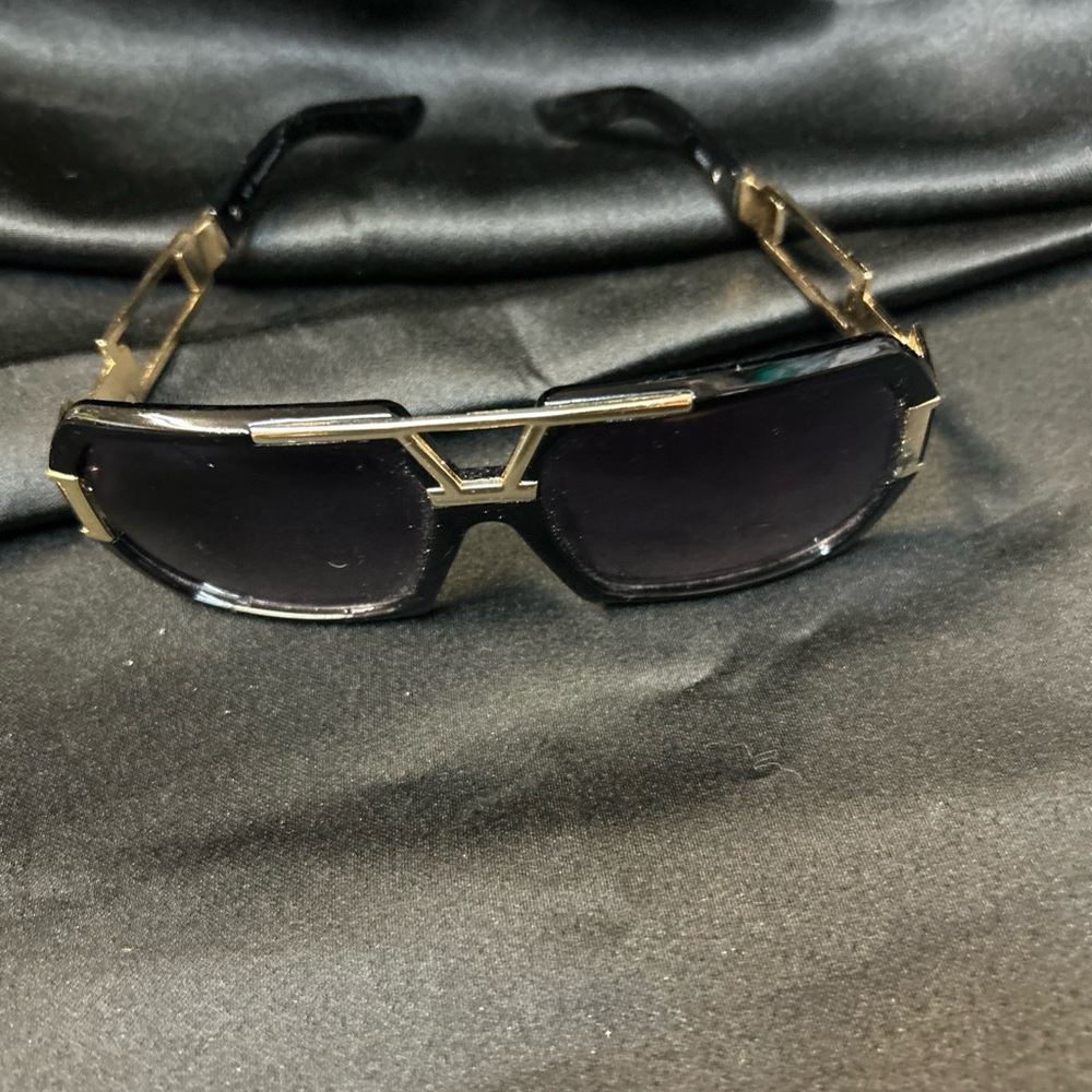 Black and Gold Women's Sunglasses
